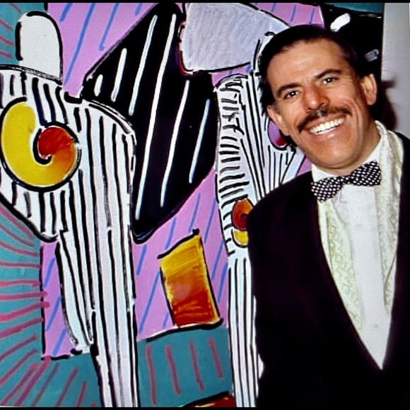 Peter Max Original 70’s Pop Art Men’s Necktie Beautiful Design Great Gra… - Picture 6 of 6